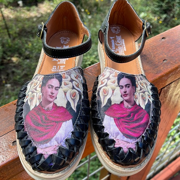 Artesian Julio Cesar Frida Kalo Women’s Huarache Sandals size 9 - Picture 2 of 16